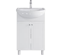 Комплект Sanstar напольная тумба Бриз 55 с раковиной Уют 55 342.1-1.4.1.КУЮТ