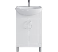 Комплект Sanstar напольная тумба Вольга 50 с раковиной Уют 50 334.1-1.4.1.КУЮТ