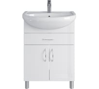 Комплект Sanstar напольная тумба Вольга 60 с раковиной Уют 60 337.1-1.4.1.КУЮТ