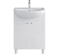 Комплект Sanstar напольная тумба Июнь 60 с раковиной Уют 60 336.1-1.4.1.КУЮТ