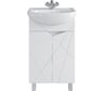 Комплект Sanstar напольная тумба Каскад 50 с раковиной Уют 50 355.1-1.4.1.КУЮТ