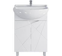 Комплект Sanstar напольная тумба Каскад 60 с раковиной Амур 60 338.1-1.4.1.КАМУ