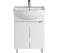 Комплект Sanstar напольная тумба Лайн 60 с раковиной Амур 60 346.1-1.5.1.КАМУ