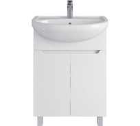 Комплект Sanstar напольная тумба Лайн 60 с раковиной Уют 60 346.1-1.5.1.КУЮТ