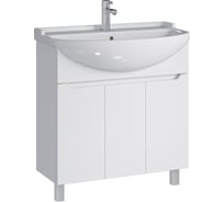 Комплект Sanstar напольная тумба Лайн 80 с раковиной Амур 80 348.1-1.5.1.КАМУ