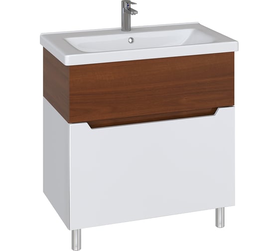 Комплект Sanstar напольная тумба Valencia 80 с раковиной Миранда 80 262.1-1.5.1.КМИР 1