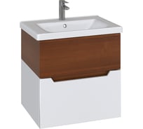 Комплект Sanstar подвесная тумба Valencia 60 с раковиной Миранда 60 258.1-1.5.1.КМИР