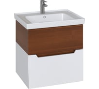 Комплект Sanstar подвесная тумба Valencia 80 с раковиной Миранда 80 259.1-1.5.1.КМИР