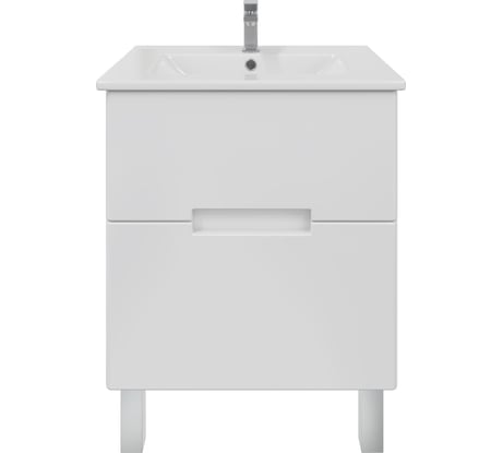 Комплект Sanstar напольная тумба Ориана 60 с раковиной Квадро 60 282.1-1.4.1.ККВА