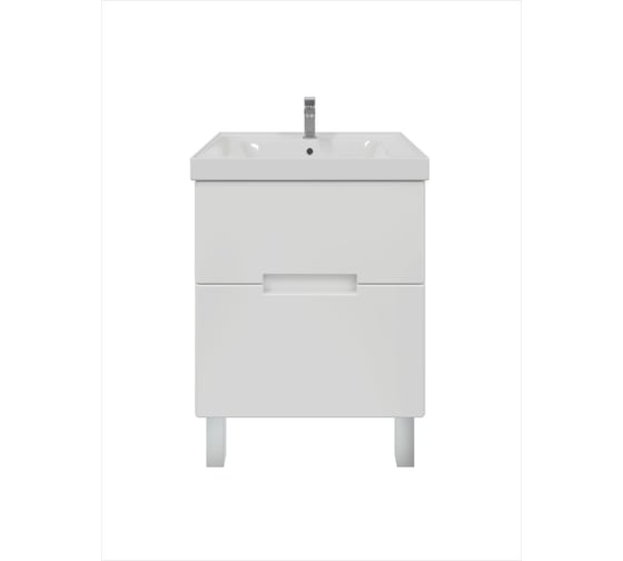 Комплект Sanstar напольная тумба Ориана 60 с раковиной Грейс 60 282.1-1.4.1.КГРЕ