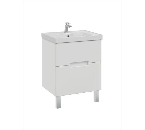 Комплект Sanstar напольная тумба Ориана 60 с раковиной Грейс 60 282.1-1.4.1.КГРЕ