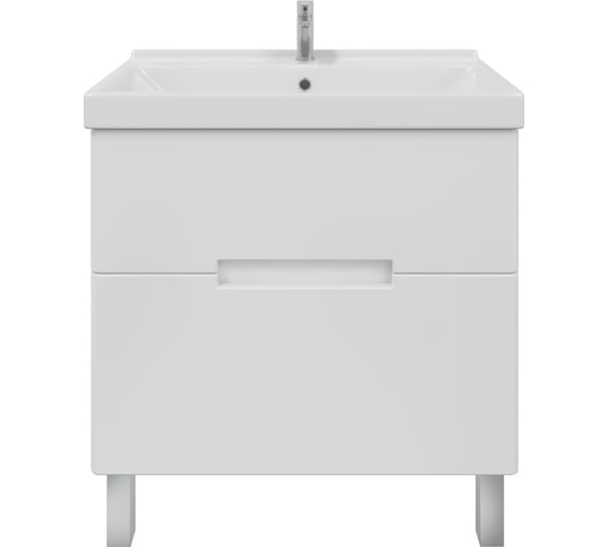 Комплект Sanstar напольная тумба Ориана 80 с раковиной Фест 80 284.1-1.4.1.КФЕС