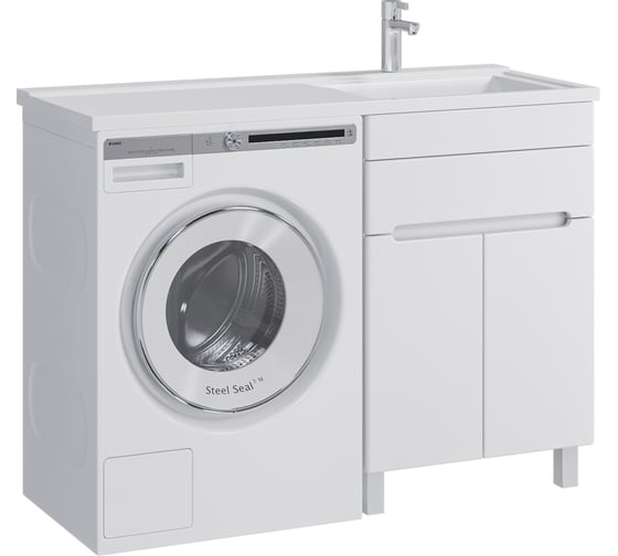 Комплект Sanstar напольная тумба Эллада 60 с раковиной Космос 120 правый 250.1-1.4.1.КПКОС