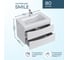 Комплект Sanstar подвесная тумба Smile 80 с раковиной Квадро 75 158.1-1.5.1.ККВА 5
