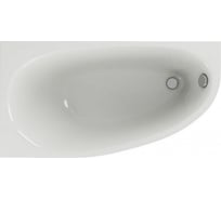 Акриловая ванна асимметричная Azario KAPRIS 170x90 см левая AV.0062170