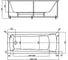 Акриловая ванна прямоугольная Azario 150x70 см ENRICA AV.0030150 3