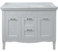 Комплект Azario CAROLINA 100-4, патина СЕРЕБРО с раковиной Artdeco 100 Kale CS00069426