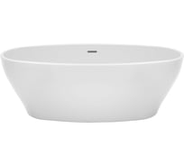 Акриловая ванна Azario CRANSTON свободностоящая, в комплекте с сифоном 00073782