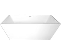 Акриловая ванна Azario белая ROWDEN свободностоящая, в комплекте с сифоном 00073940