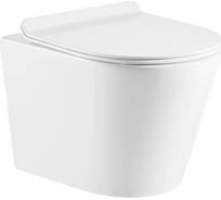 Унитаз Azario подвесной Vento безободковый 49x36.5x36 аналог Teramo AZ-0053 00076350