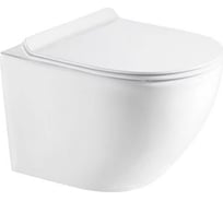 Унитаз Azario подвесной безободковый Gloria 49x37x37 аналог Grado AZ-0046 00076353