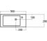 Раковина-столешница Sanovit 50 ATRIA 9050-KL 00182317 2