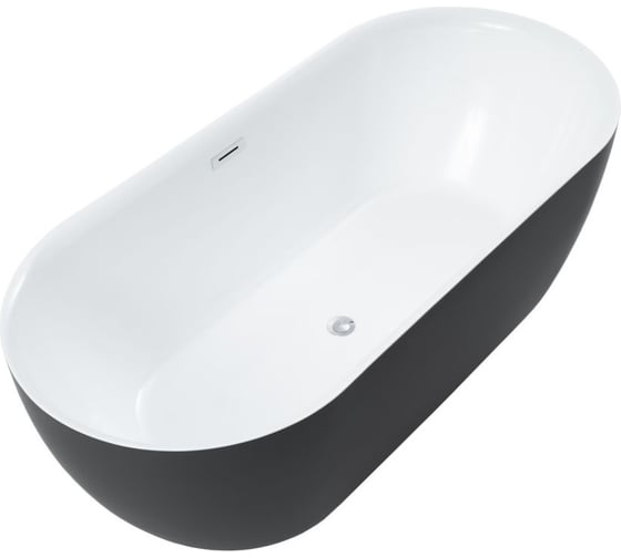 Акриловая ванна Aquanet DELIGHT 170x70 см, Black matte 00289723