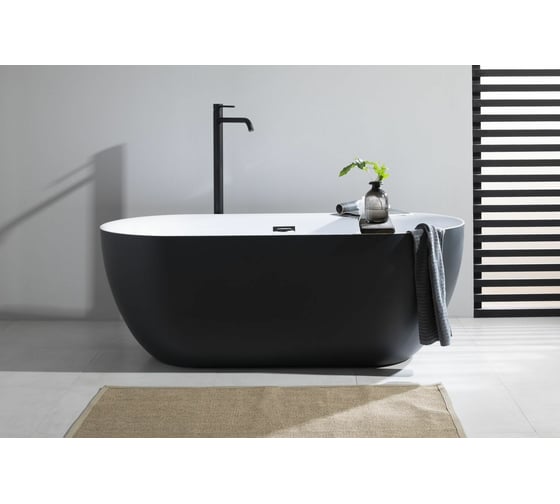 Акриловая ванна Aquanet DELIGHT 170x70 см, Black matte 00289723