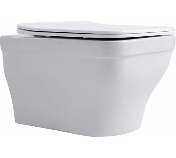 Подвесной унитаз Aquanet Elegant W с сидением (Soft Close-SLIMSEAT), с Rimless 00280960