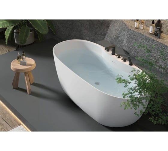 Акриловая ванна Aquanet FAMILY SWEET 1700x780 мм, слив-перелив, белый матовый Matt Finish 00287097