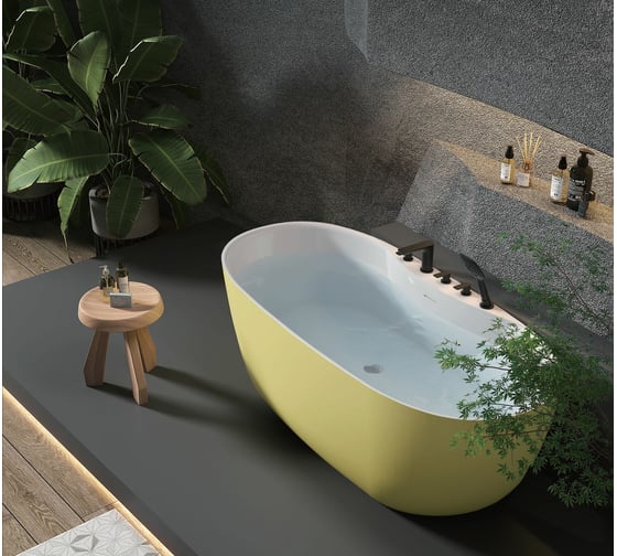 Акриловая ванна Aquanet FAMILY SWEET 1700x780 мм, слив-перелив, белый матовый Matt Finish 00287097