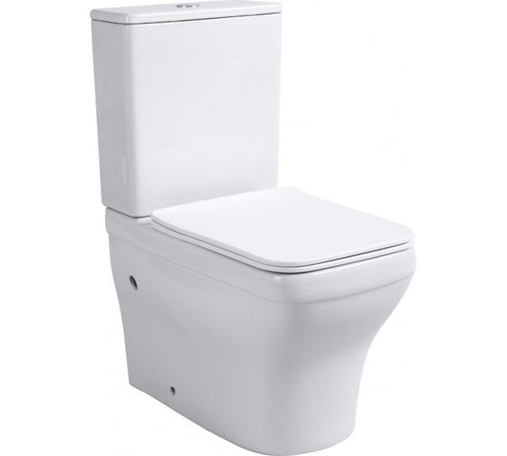 Чаша для напольного унитаза Aquanet Elegant C1 с сидением (Soft Close-SLIMSEAT) с Rimless 00280958