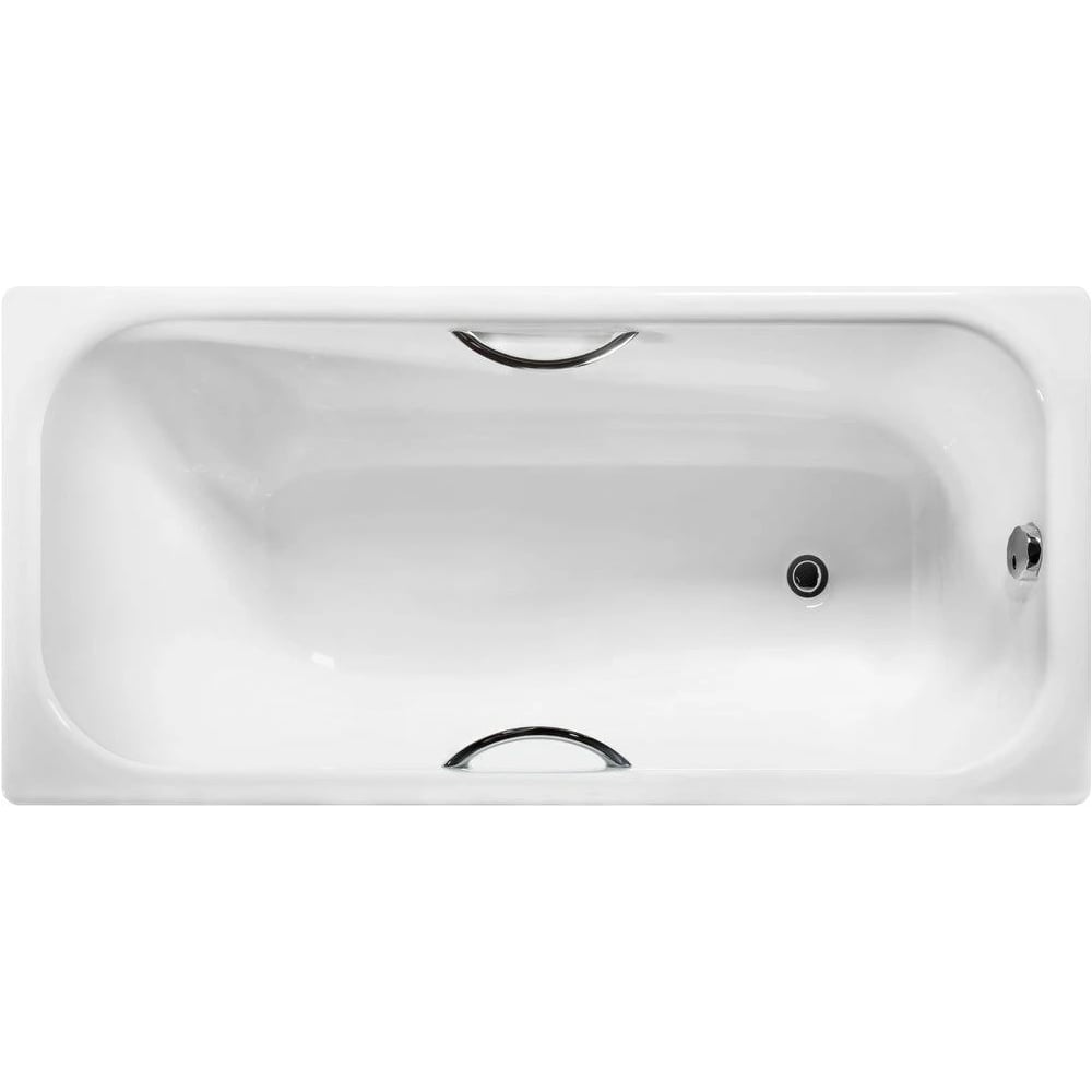Чугунная ванн WOTTE Start УР 1700x700x458 c отверстиями для ручек /БП ...