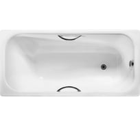 Чугунная ванна WOTTE Start УР 1500x700x445 c отверстиями для ручек /БП-э0001102/ 00000079756
