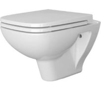 Безободковый подвесной унитаз Vitra S20 рекомендуется сиденье дюропласт 177-003-009 c микролифтом 7508B003-0075