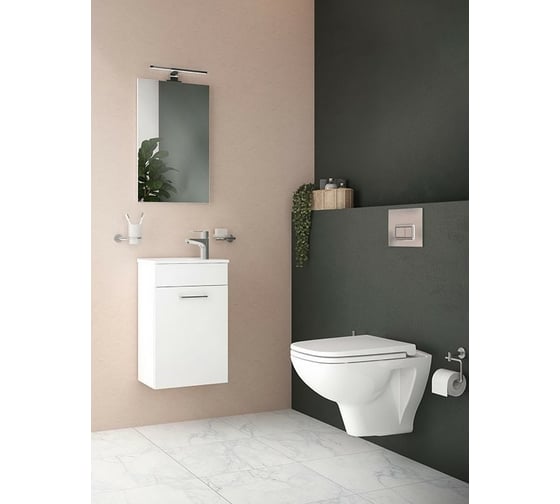 Безободковый подвесной унитаз Vitra S20 рекомендуется сиденье дюропласт 177-003-009 c микролифтом 7508B003-0075