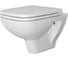 Безободковый подвесной унитаз Vitra S20 рекомендуется сиденье дюропласт 177-003-009 c микролифтом 7508B003-0075 1