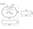 Накладной умывальник Ceramicanova Element 600x400x125 мм CN6035 6