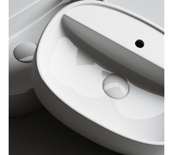 Накладной умывальник Ceramicanova Element 500x380x120 мм CN6036
