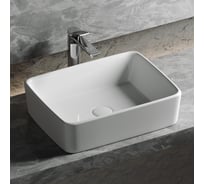 Умывальник чаша Ceramicanova Element накладная, прямоугольная 480x370x130 мм CN6037