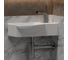 Подвесной умывальник Ceramicanova Element прямоугольный, с крепежом 400x220x120 мм CN6039L 4