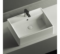 Умывальник чаша Ceramicanova Element накладная, прямоугольная 590x450x160 мм CN6046
