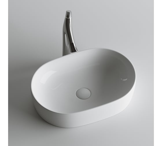 Умывальник чаша Ceramicanova накладная, овальная Element 600x415x135 мм CN6047 1