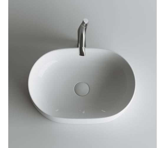 Умывальник чаша Ceramicanova накладная, овальная Element 600x415x135 мм CN6047