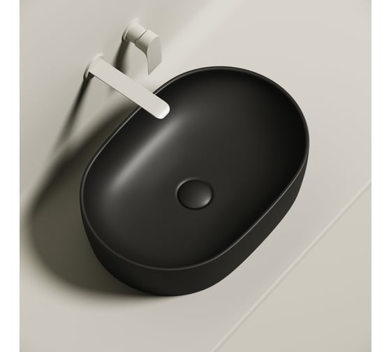 Умывальник чаша Ceramicanova Element накладная, овальная 600x415x135 мм CN6047MB