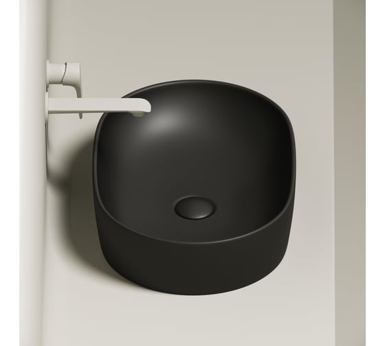 Умывальник чаша Ceramicanova Element накладная, овальная 600x415x135 мм CN6047MB