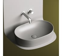 Умывальник чаша Ceramicanova накладная, овальная Element 600x415x135 мм CN6047MH