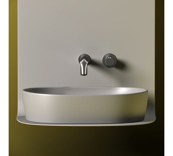 Умывальник чаша Ceramicanova накладная, овальная Element 600x415x135 мм CN6047MH