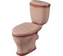 Унитаз-компакт Santeri Воротынский декор бежевый 1.P401.7.S07.00B.F