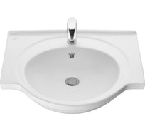 Раковина Santeri Сатурн с переливом, белый 1.3121.1.S00.11B.0